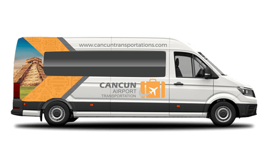 Group Transportation to Cancun Downtown with Mercedes Sprinter